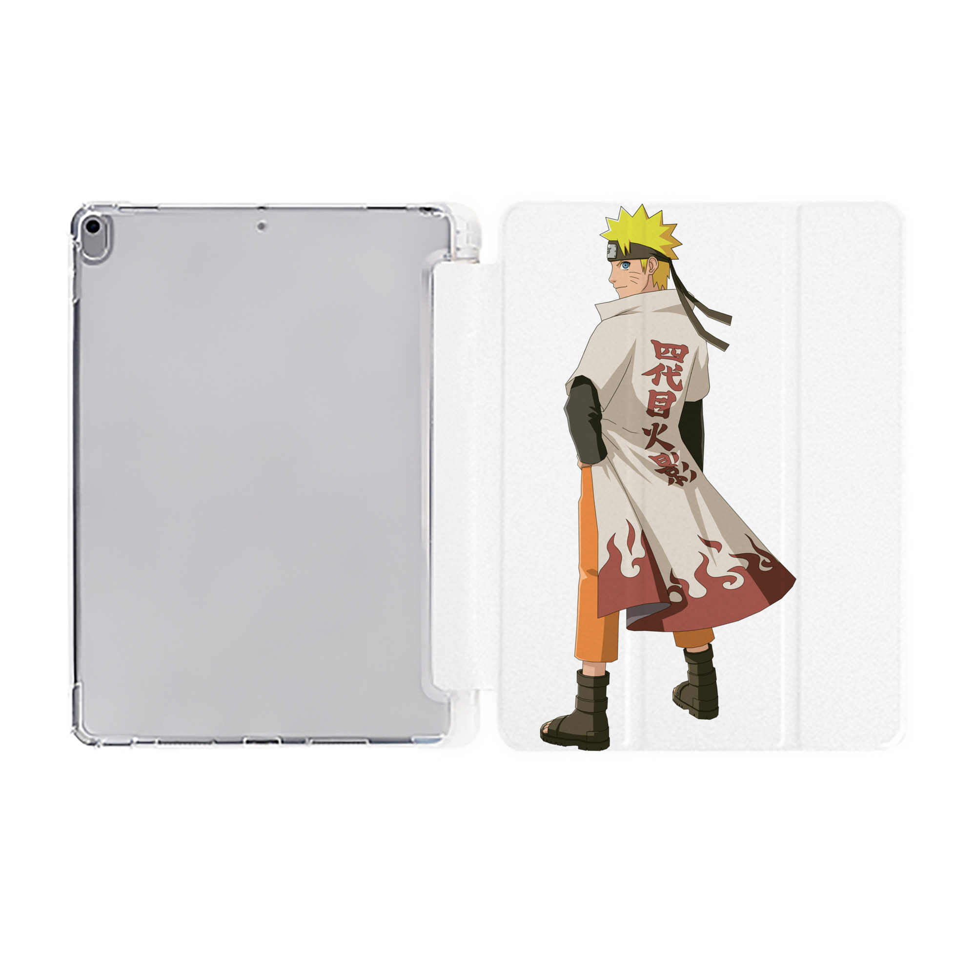 （画像用） NARUTO -ナルト- うずまき ナルト Uzumaki Naruto IPad ケース ペン収納付き 三つ折りスタンド PUレザー×シリコン 対応機種9.5/10.5/10.9インチ